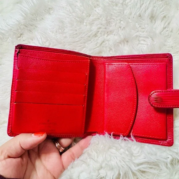 Louis Vuitton Red Epi Marco SM Agenda Wallet - Picture 2 of 6